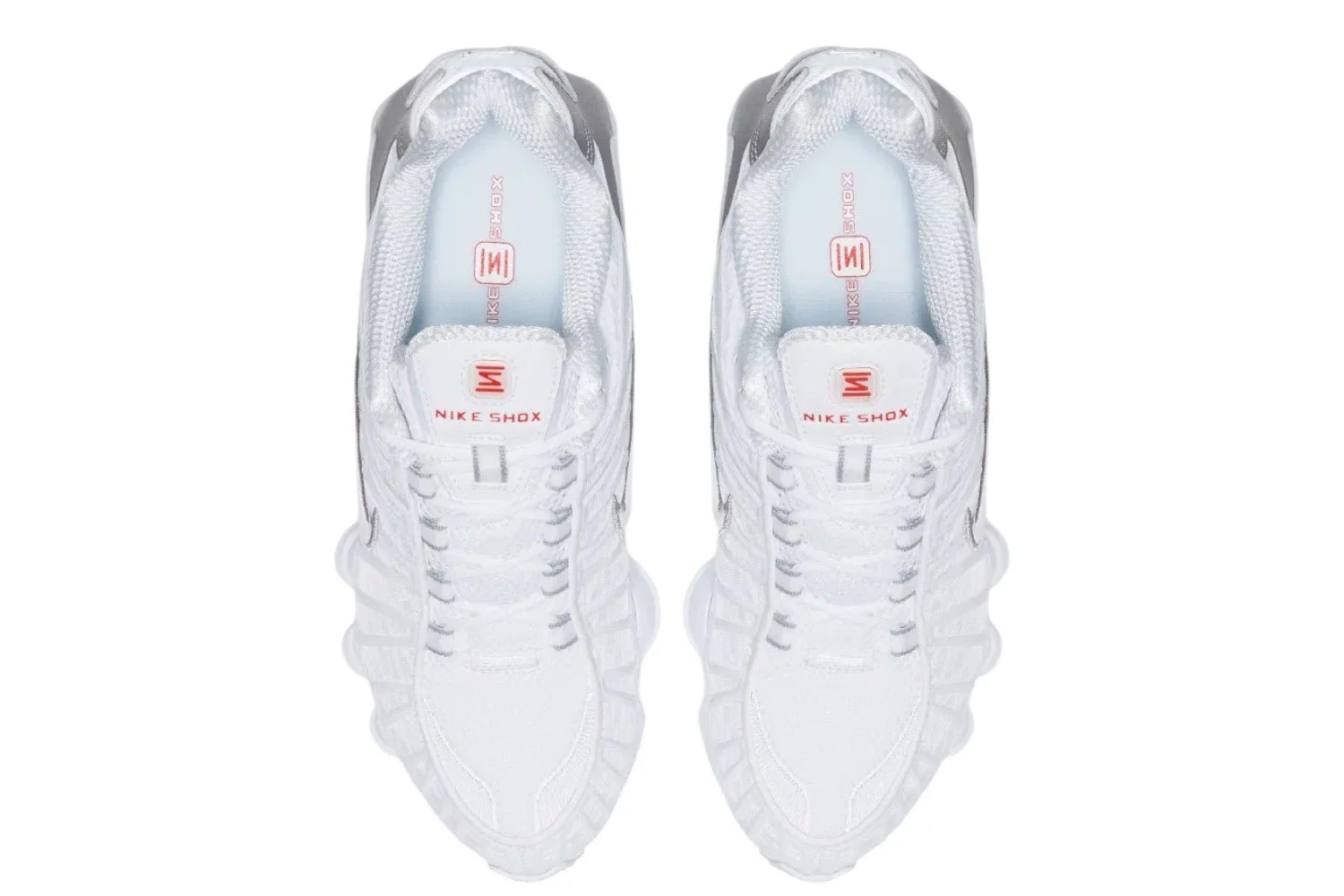 Nike Shox TL Silver Metallic Orange - Image 4