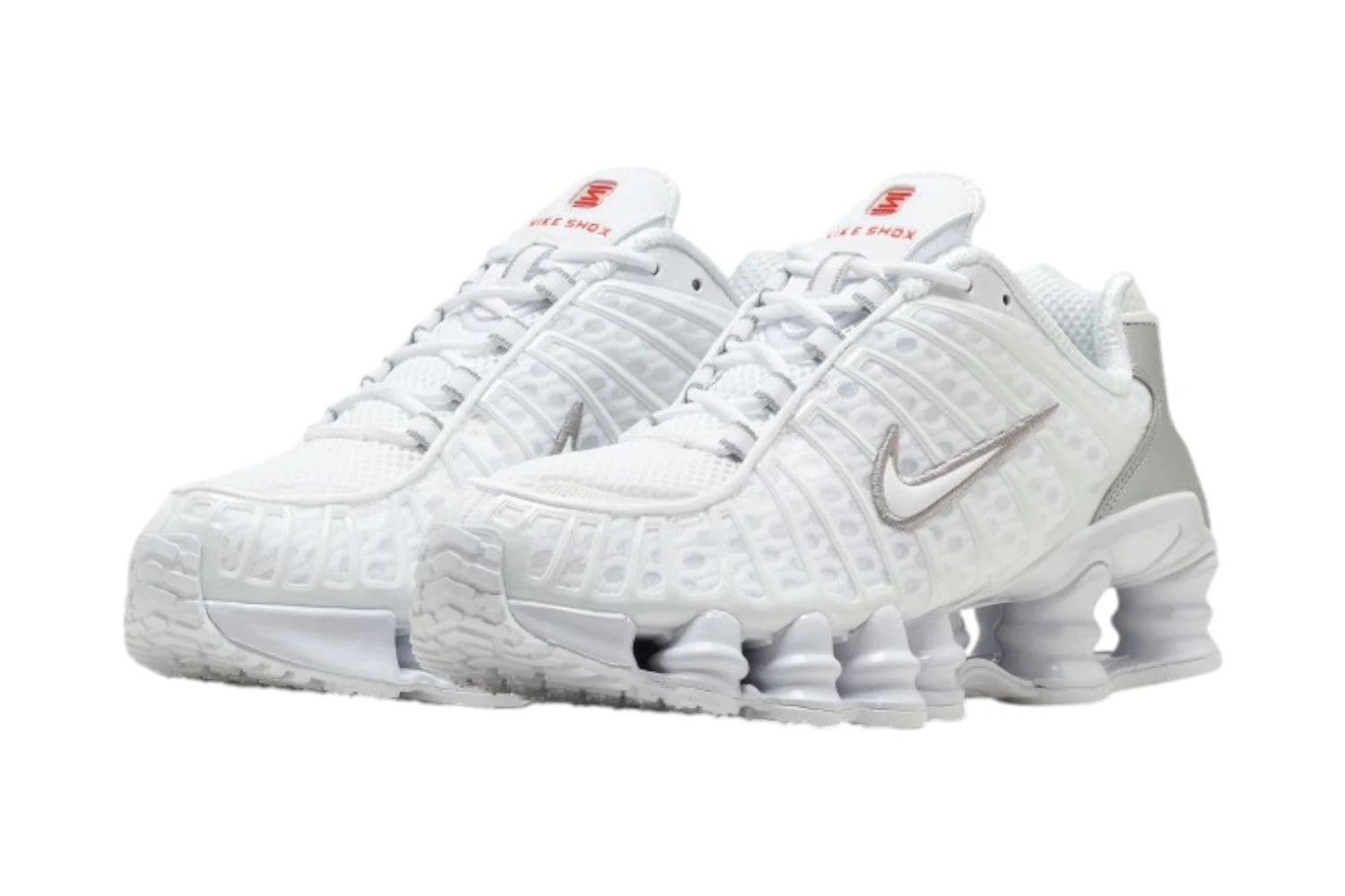 Nike Shox TL Silver Metallic Orange - Image 5